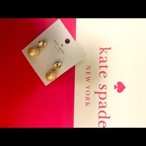 Brand New Kate Spade Dangle Pearl Earrings